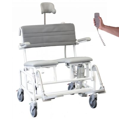 M2 El-Tip Wide Shower Commode 300kg