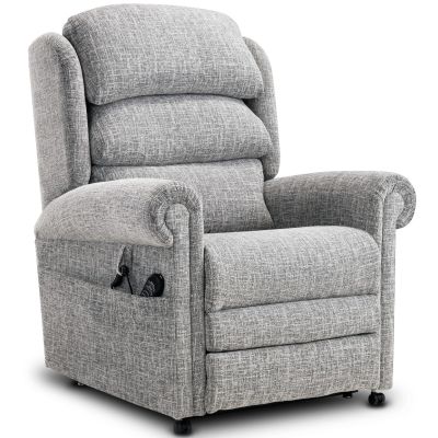 Dorchester Premier Dual Motor Riser Recliner Light Grey