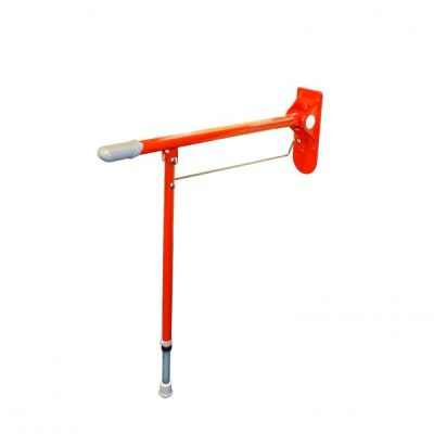 Cefndy drop down grab rail with adjustable leg