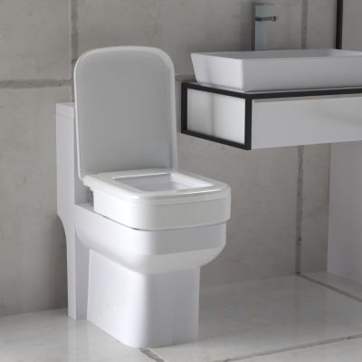 Ashby Lift Square Toilet Seat Raiser