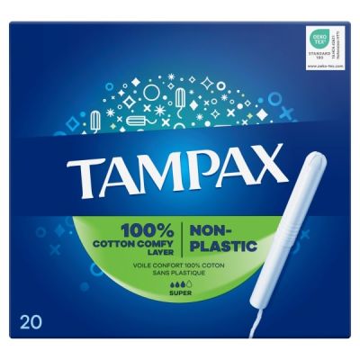 Tampax Blue Box Super Tampon Case 160