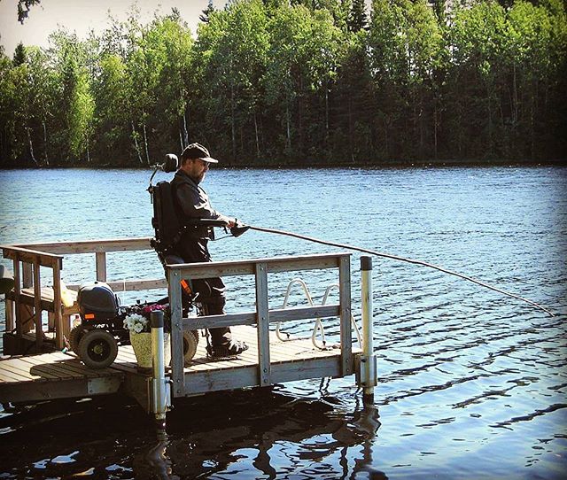 go fishing in wheelchair