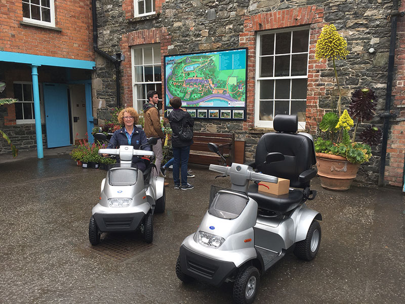 Mobility Scooters Northern Ireland - accessibility at Mount Stewart National Trust