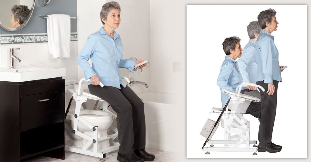 LiftSeat powered toilet lift