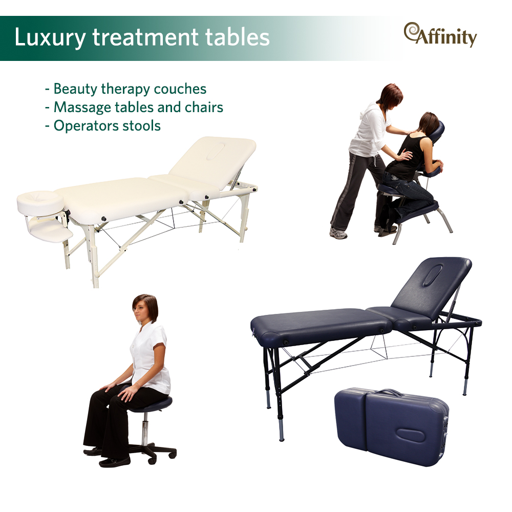 Treatment tables, Northern Ireland - luxury range from Affinity