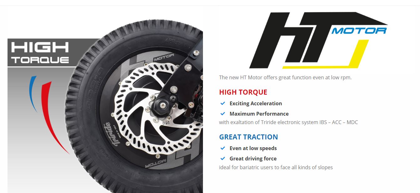 Triride high torque motors