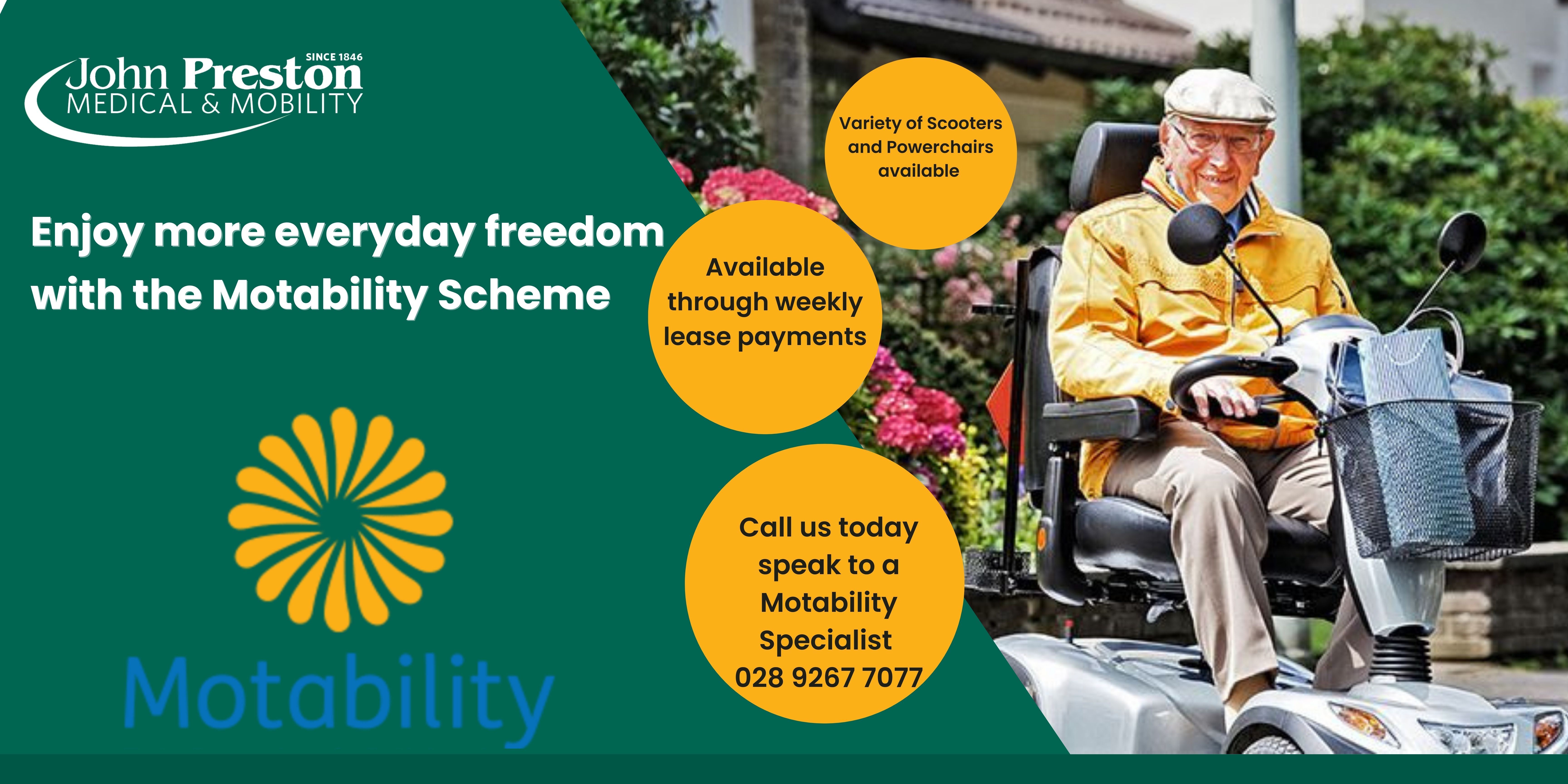 The Motability Scheme Northern Ireland at John Preston 