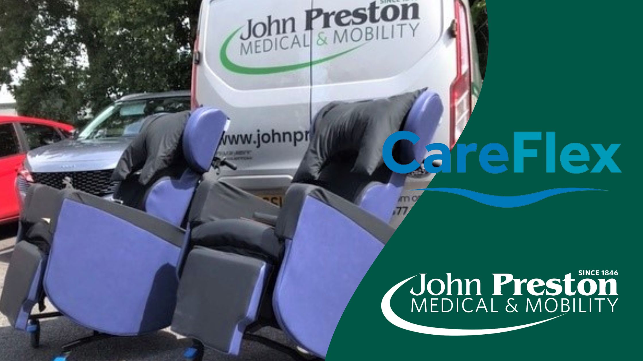 Careflex handovers across Ireland - Specialist Seating at John Preston